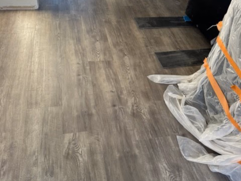 LVP flooring installation in Palm Springs CA, Noe Rivera Painting