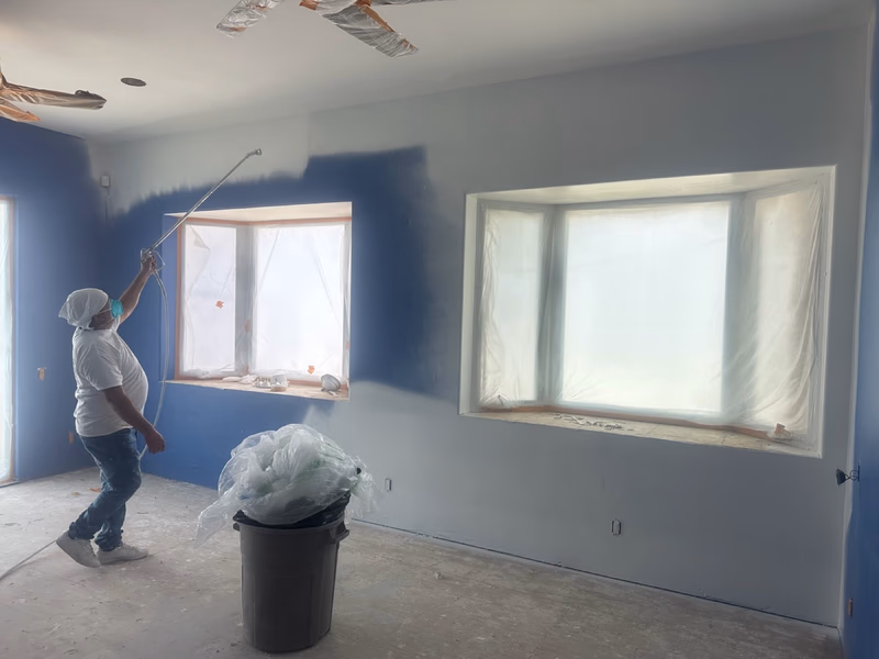 Spray finish interior project in La Quinta CA, Noe Rivera Painting