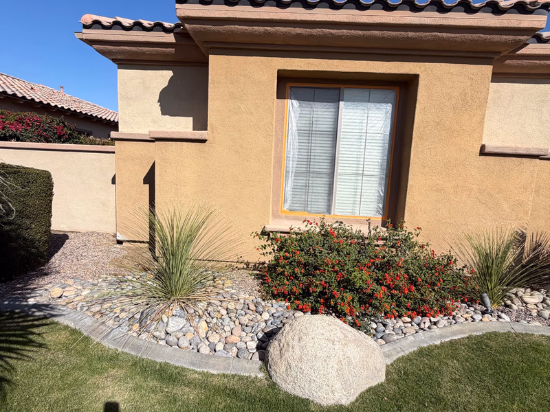 Exterior house painting project in Palm Springs CA, Noe Rivera Painting